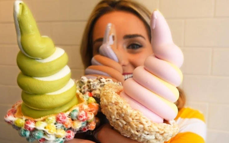 Πόσες γεύσεις χωνάκι παγωτό μπορείς να σκεφτείς;